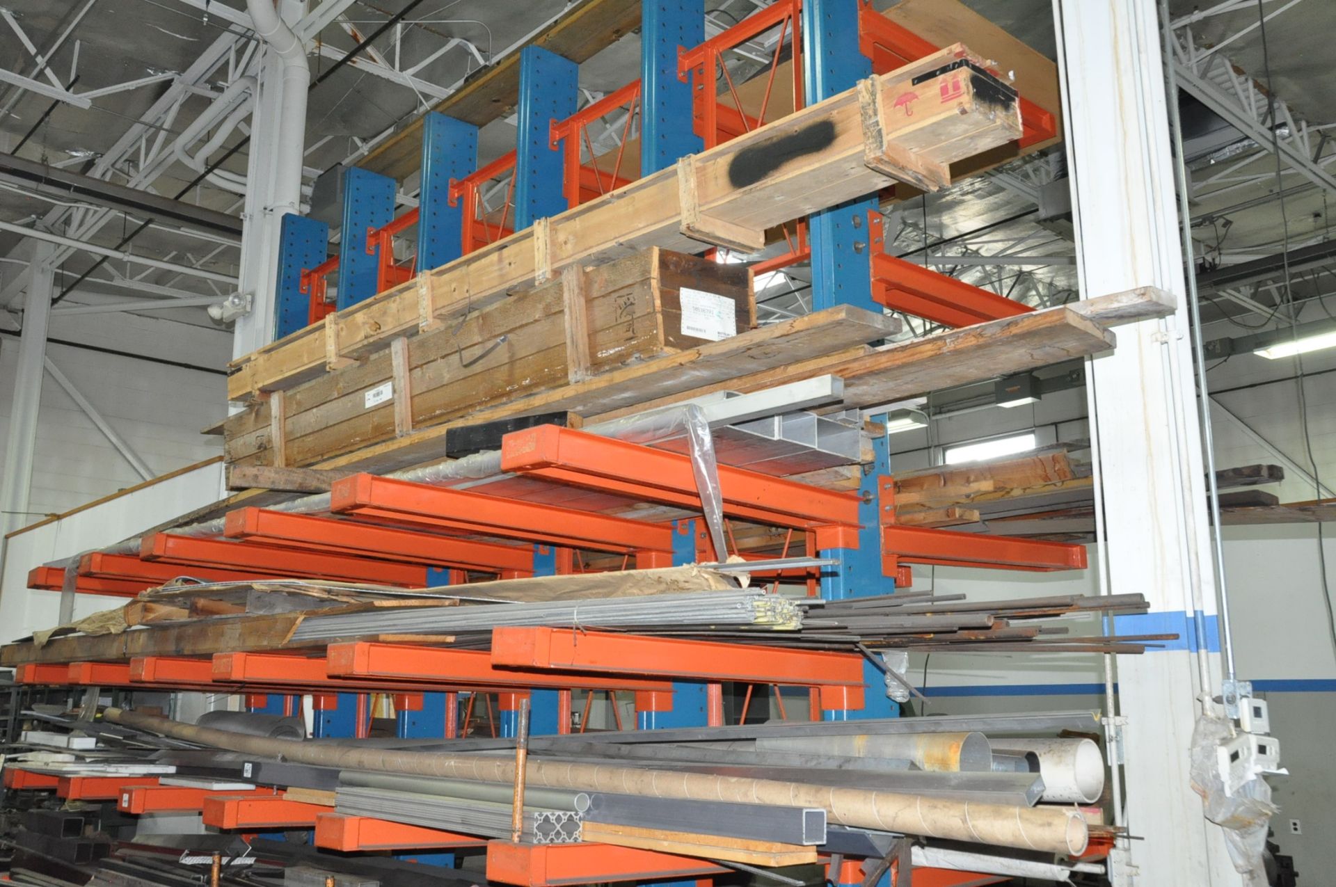 Lot-Steel Stock; Poly Stock; Etc. on (1) Side of Cantilever Rack; (Rack Not Included) - Image 3 of 3