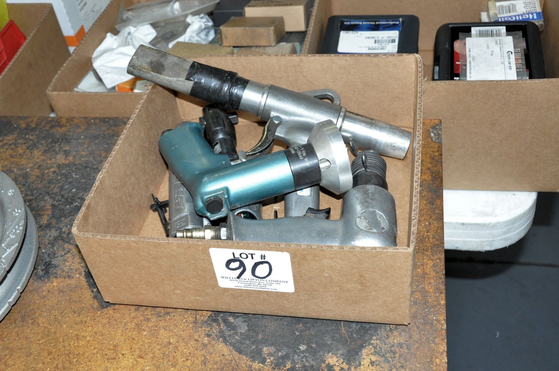 Lot-(5) Asst'd Pneumatic Tools in (1) Box