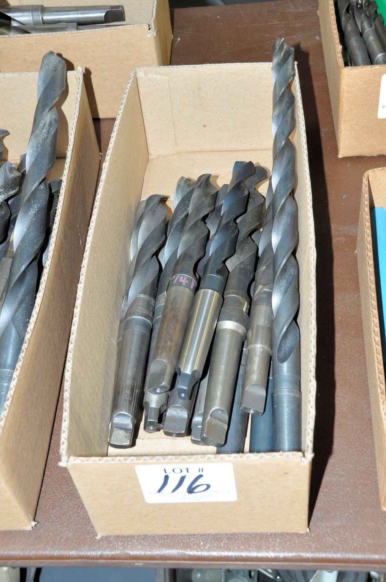 Lot-Taper Shank Drills in (1) Box