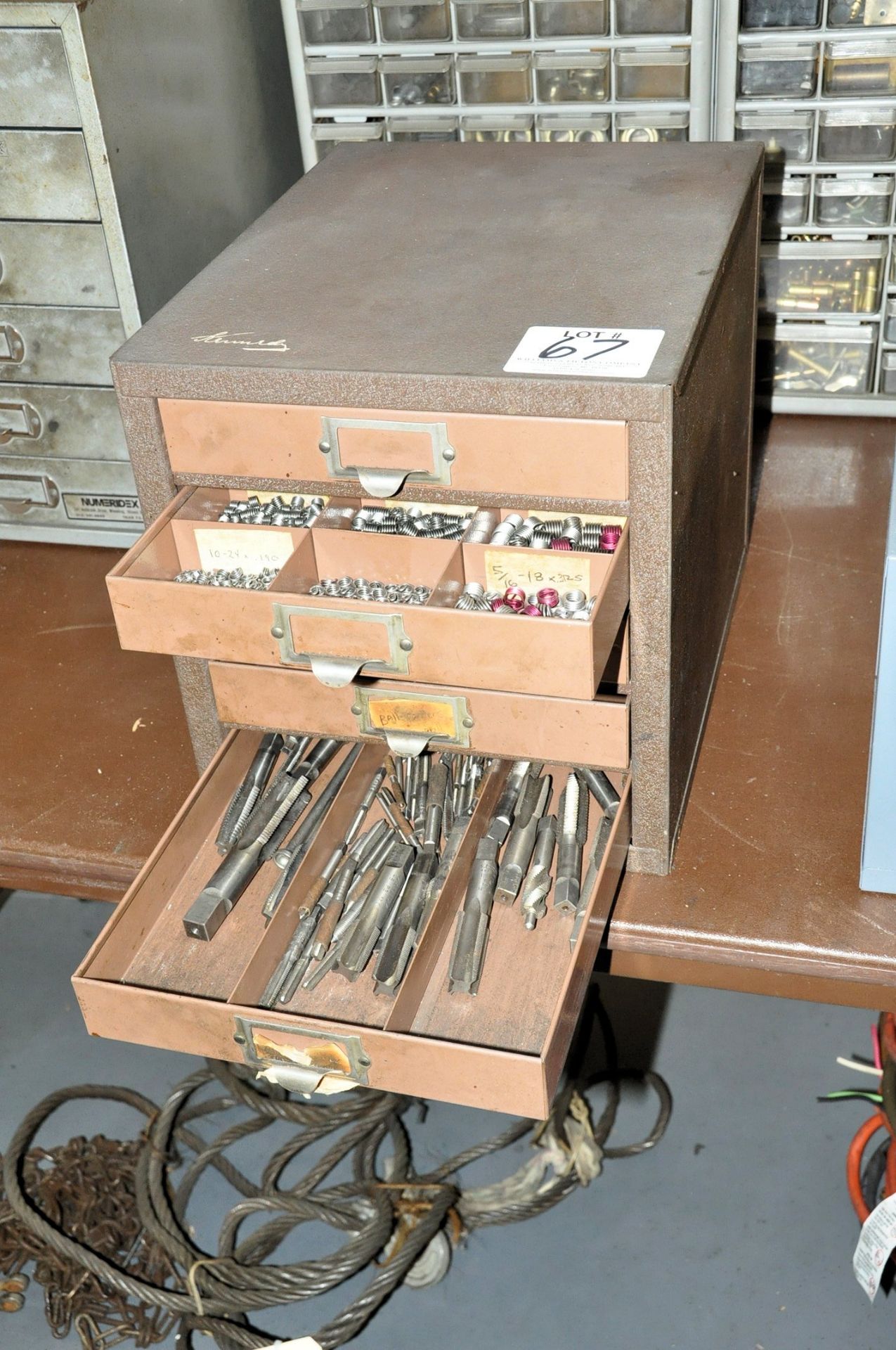 5-Drawer Cabinet with Heli-Coil and Tap Contents