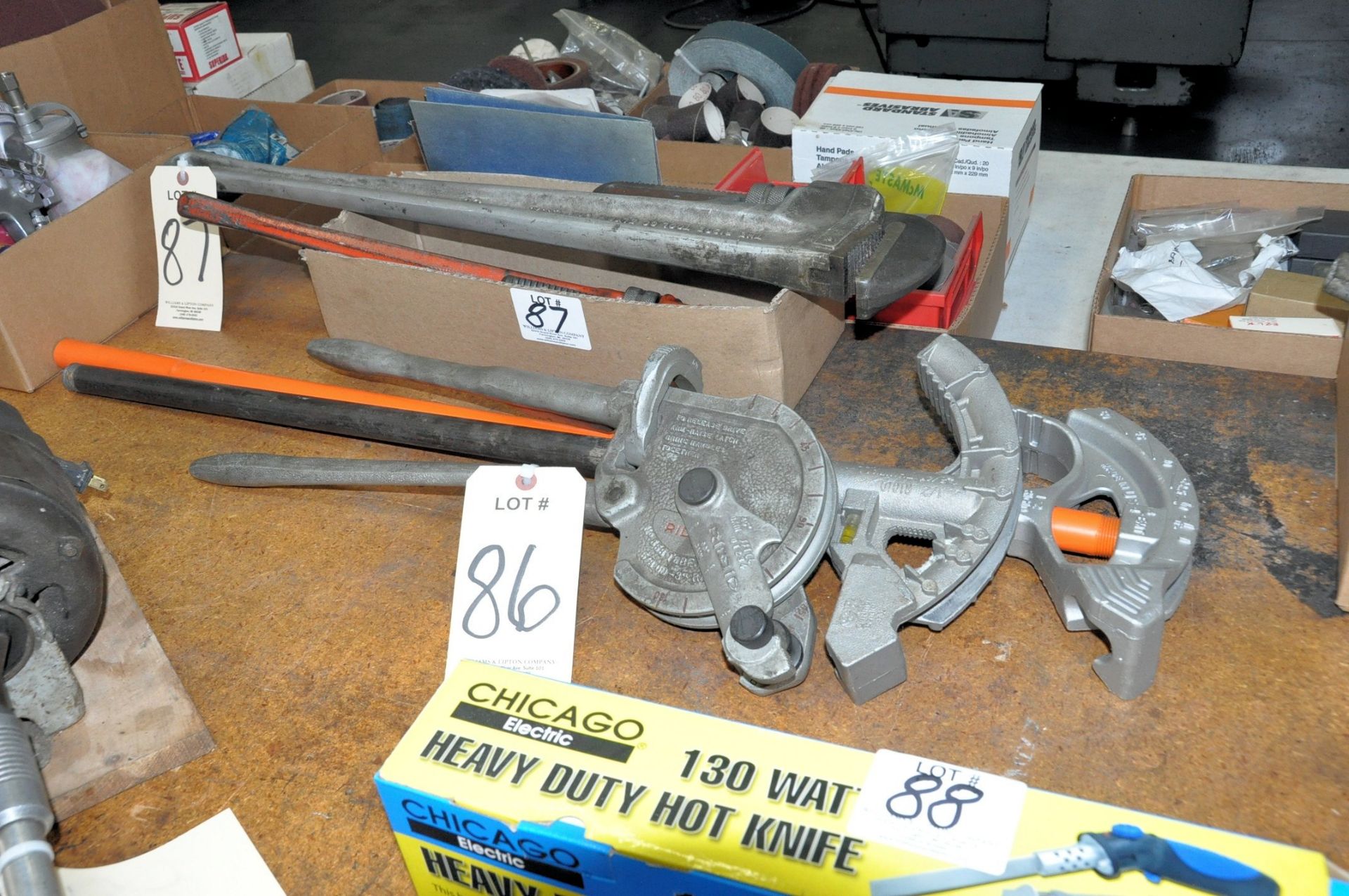 Lot-(1) Tubing Bender and (2) Conduit Benders