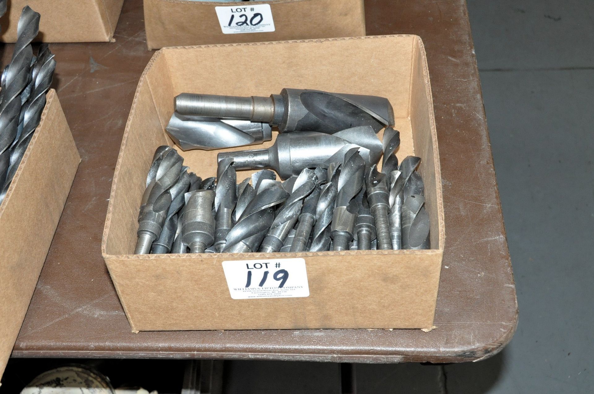 Lot-Straight Step Shank Drills in (1) Box