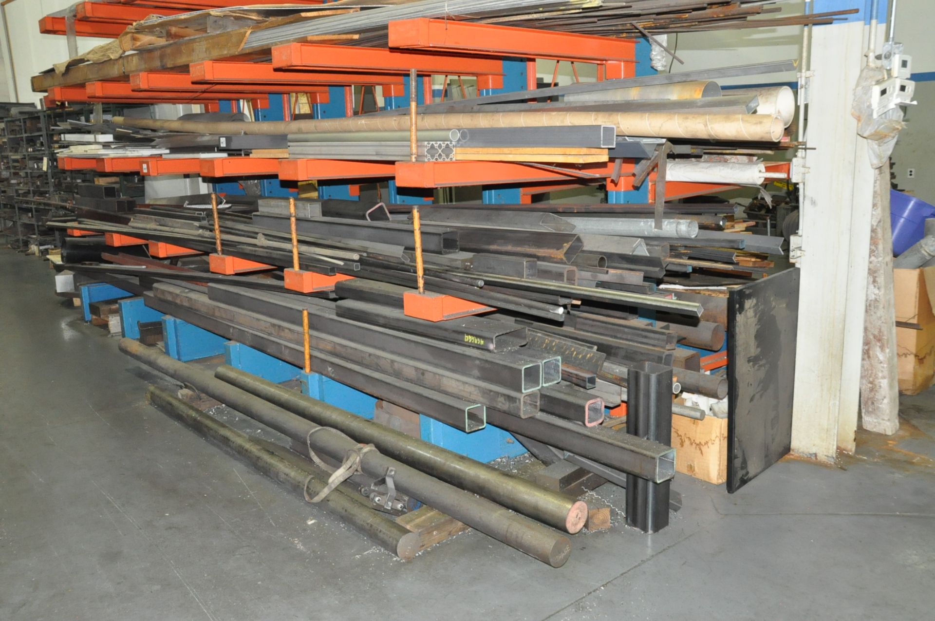 Lot-Steel Stock; Poly Stock; Etc. on (1) Side of Cantilever Rack; (Rack Not Included) - Image 2 of 3