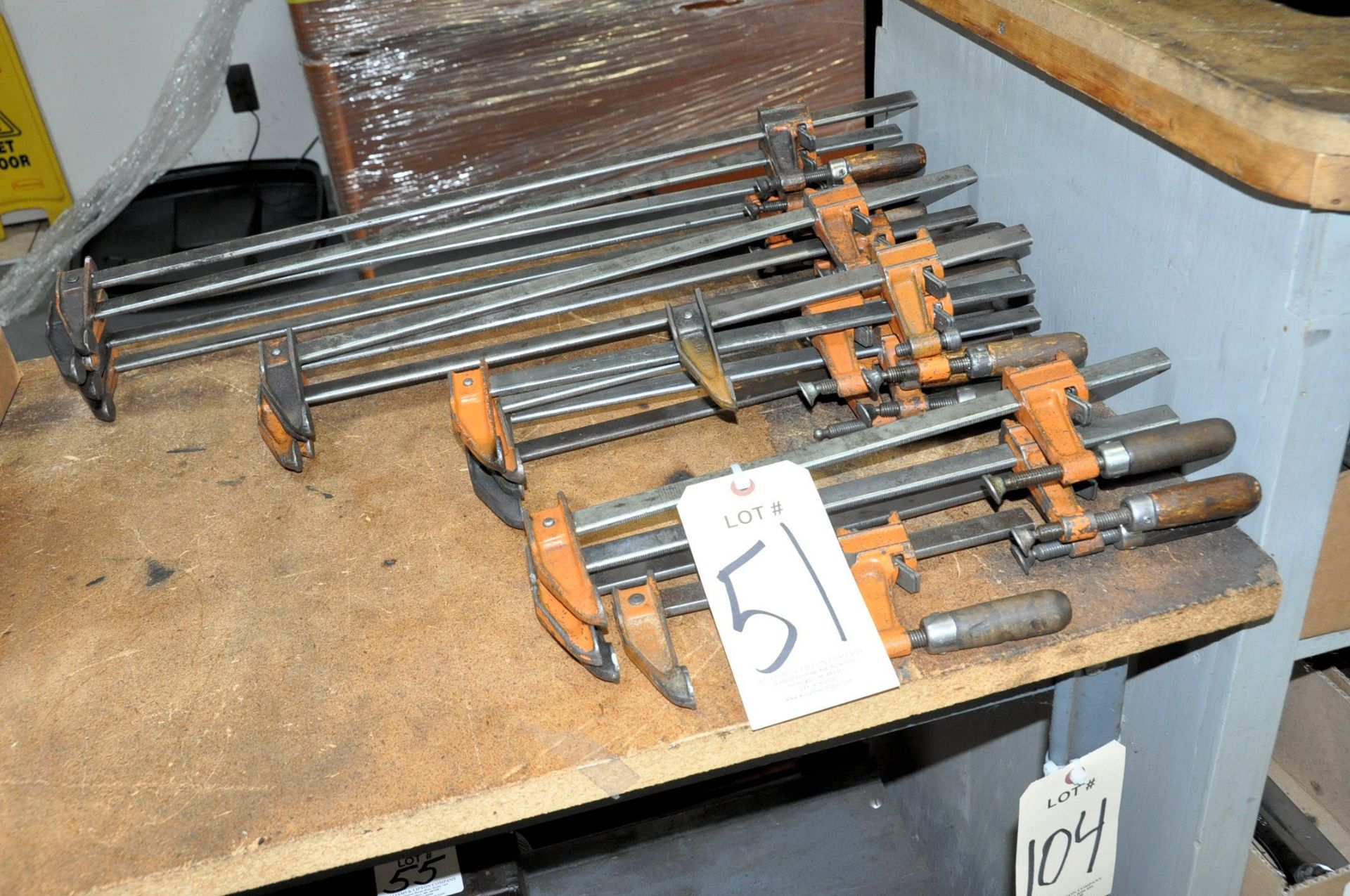 Lot-Bar Clamps in (4) Stacks