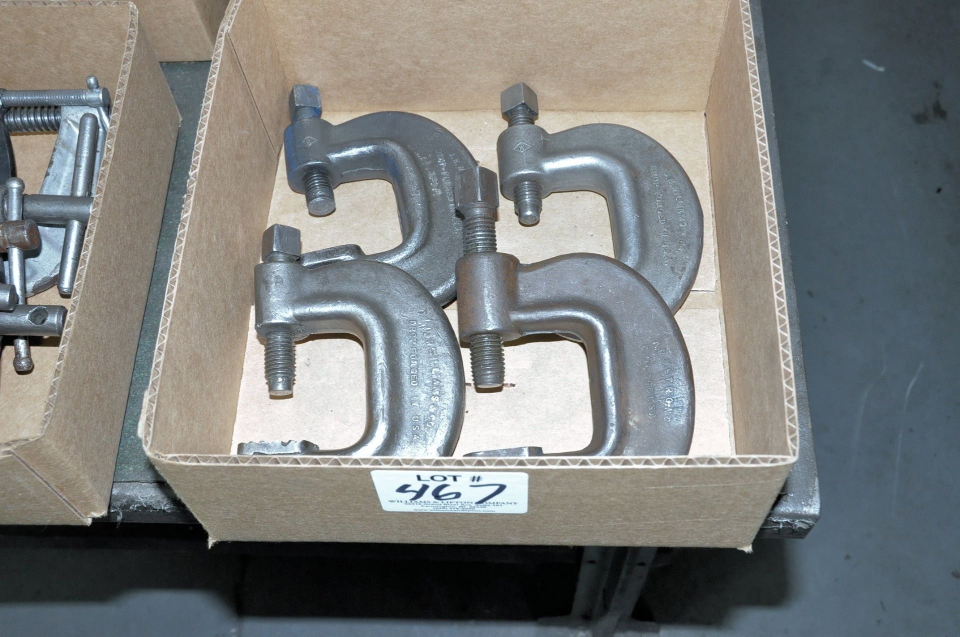 Lot-(4) 2" Di Clamps in (1) Box