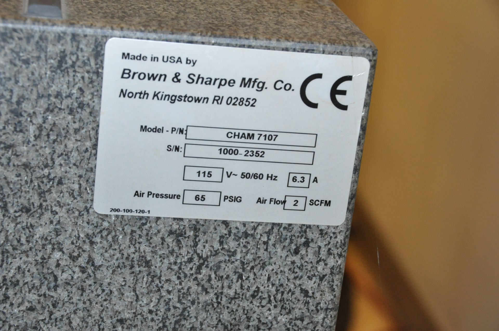 Brown & Sharpe Chameleon 7-10-7; Coordinate Measuring Machine; S/n 1000-2352 (2000); Renishaw PH10MQ - Image 5 of 7