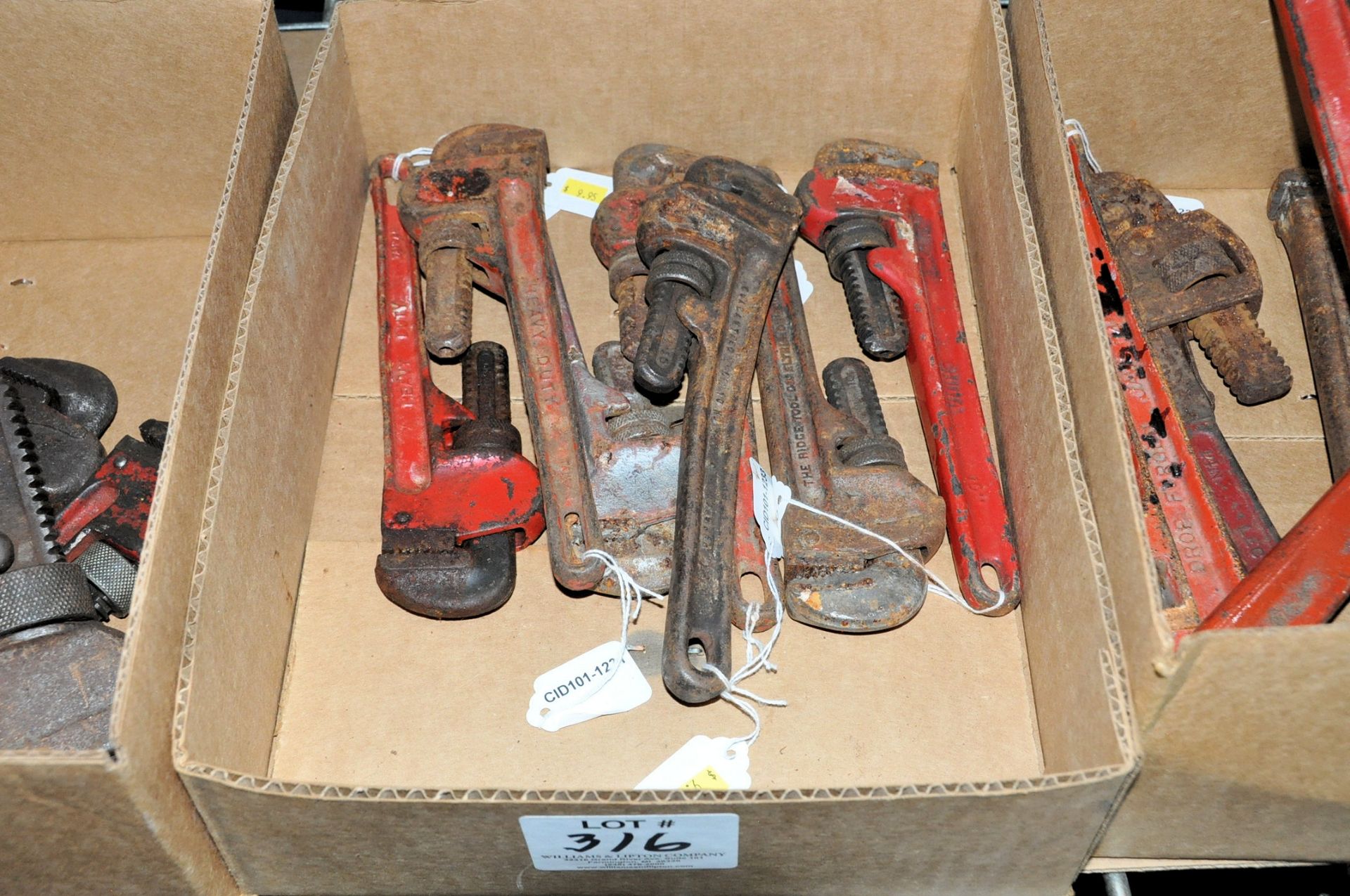 Lot-Pipe Wrenches in (1) Box
