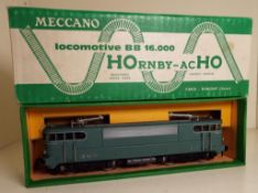 HOrnby acHO / Meccano - an HO gauge diecast Bo-Bo Locomotive, Paris - Bobigny (Seine) # 638,