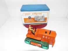 Dinky Supertoys - a Heavy Tractor # 563, excellent in excellent box, (rubber tracks,