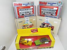 Dinky / Corgi - two boxed Dinky Silver Jubilee Buses # 297,