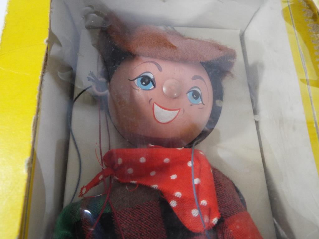 Pelham Puppets - a Pelham puppet SS14 Cowboy in original box - This lot MUST be paid for and - Image 2 of 2