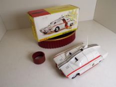 Dinky Toys - a Maximum Security Vehicle # 105, white body with red base,