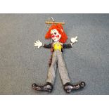 Pelham Puppets - a large Pelham Puppets shop display figure depicting a clown approximately 95 cm