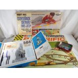 A mixed lot comprising a boxed Motorific Tornado Racerific remote control racing cars with track