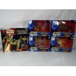 Star Wars - four vehicles from Star Wars Episode 1 from the Action Fleet range comprising Sebulba