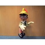 Pelham Puppets - a large Pelham Puppets shop display Pinocchio figure approximately 65 cm (h).