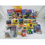 A good lot to include a quantity of diecast model motor vehicles and vehicle and character play