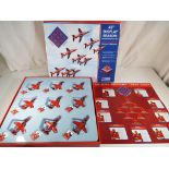 Corgi - The Red Arrows 40th Display Season commemorating set comprising of nine Red Arrow Hawk