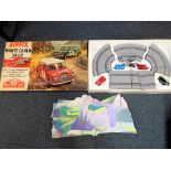 Airfix - an Airfix Monte Carlo Rally racing set, comprising two 1:32 scale cars, a track, scenery,