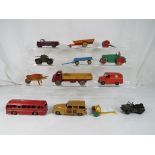 Dinky Toys - Thirteen unboxed Dinky Toys diecast models to include Trojan Van 'ESSO' # 450,