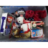 Ty Bears - a quantity of Ty Beanie Bears,