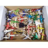 Matchbox Sky Busters - approx 35 unboxed diecast model aircraft by Matchbox Sky Busters