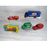 Diecast Models - Four diecast model motor vehicles to include a Guy Van advertising Ever Ready