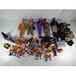A quantity of action figures to include Action Man,