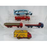 Dinky Toys - Five unboxed Dinky Toys to include # 582 Pullmore Car Transporter, # 504 Foden Tanker,