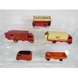 Dinky - Five Dinky diecast model vehicles to include a Double Decker Bus,