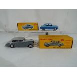 Dinky Toys - A Dinky Toys # 162 Ford Zephyr Saloon in two tone blue in correct colour spot box and
