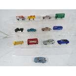 Matchbox by Lesney - a collection of ten unboxed metal diecast models of motor vehicles comprising