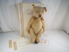 Steiff - an original Steiff blonde growler with mohair fur entitled Appolonia Margarete issued in a