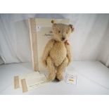 Steiff - an original Steiff blonde growler with mohair fur entitled Appolonia Margarete issued in a