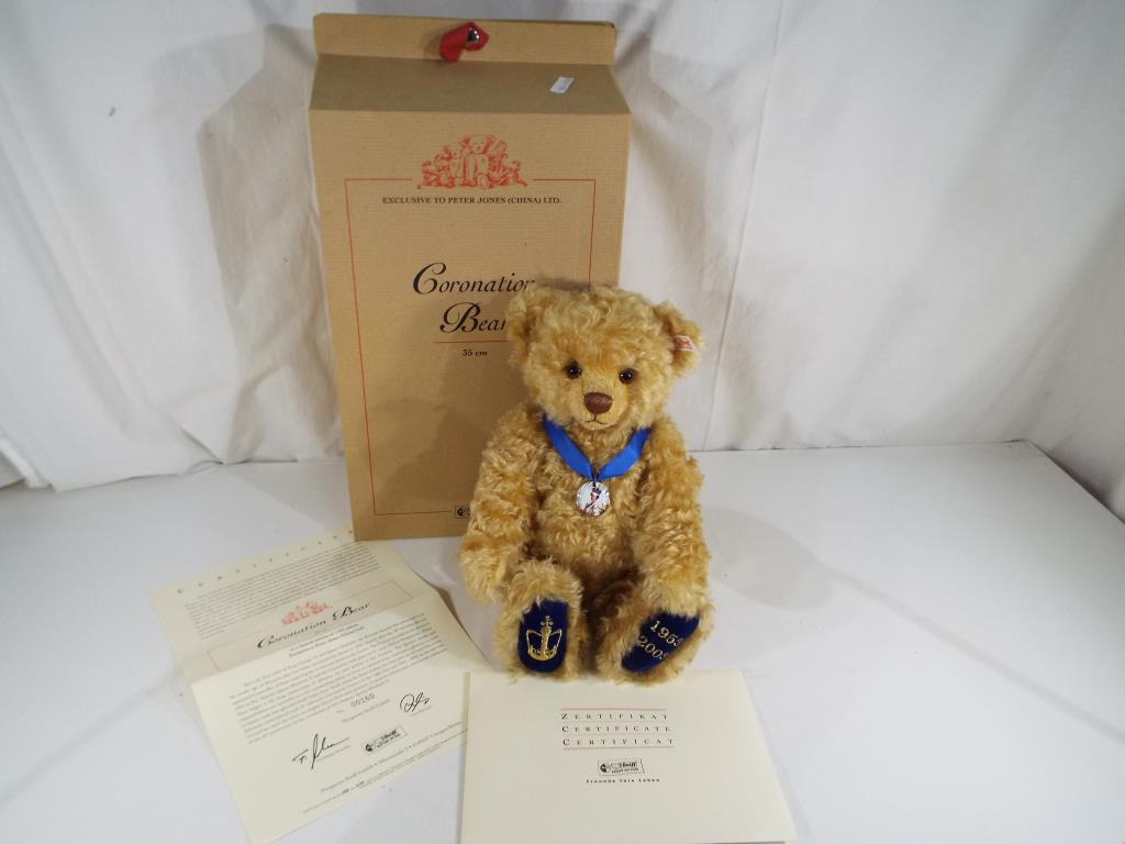 Steiff - a good quality Steiff mohair bear entitled Coronation Bear, issued in a, - Image 2 of 2