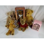 Teddy Bears - seven teddy bears to include Dean's, Merrythought, Gund,