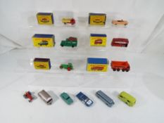 Matchbox by Lesney - a collection of metal diecast models to include six boxed examples 8-wheel