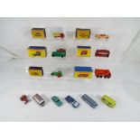 Matchbox by Lesney - a collection of metal diecast models to include six boxed examples 8-wheel