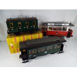 Lehmann - three LGB (Lehmann Gross Bahn) G scale,