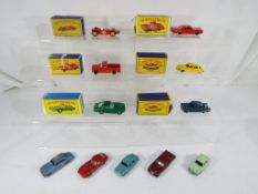 Matchbox by Lesney - a collection of metal diecast models to include six boxed examples Ferrari