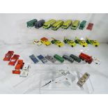 Diecast - Twenty eight diecast model motor vehicle to include a Pickfords Removals Van by Lesney,