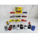 Diecast - A quantity of unboxed, playworn diecast model motor vehicles,