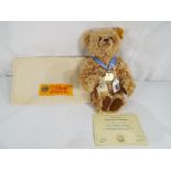 Steiff - a good quality mohair Danbury Mint 2002 bear by Steiff,