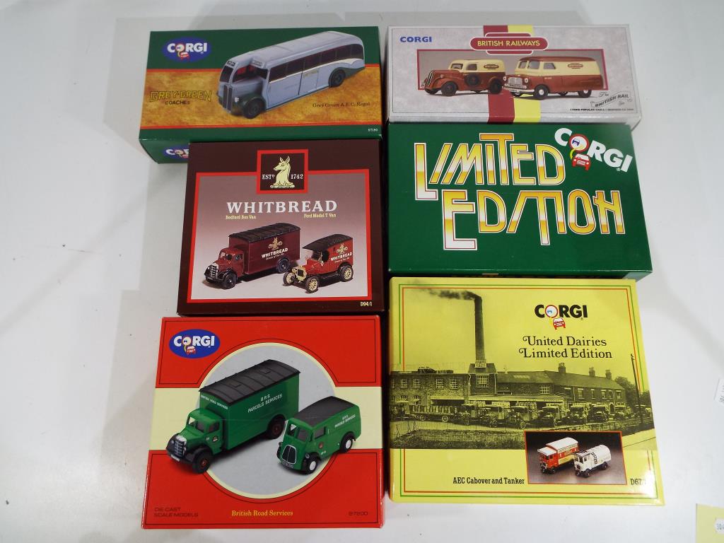 Corgi - Six diecast model motor vehicles and motor vehicle sets by Corgi comprising # 97749 The