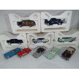 Diecast Models - ten diecast model motor vehicles to include nine by Franklin Mint, one Soledo,