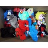 Ty Beanie babies - a large quantity of Ty Beanie Babies from the one star and five silver star