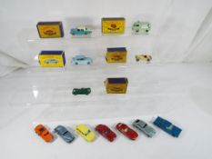 Matchbox by Lesney - a collection of metal diecast models to include five boxed examples Ford