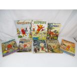 Rupert the Bear - eight Rupert the Bear books and annuals to include two early 1940's The Rupert