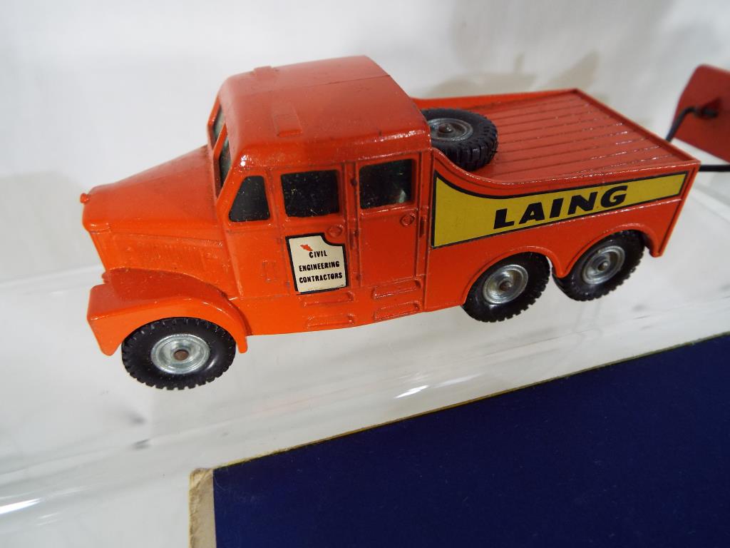 Matchbox King Size by Lesney - a metal diecast model Tractor and Transporter, Laing # K-8, - Image 3 of 5