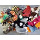 Ty Beanie Babies - a large quantity of Ty Beanie Babies and animals all appear in excellent